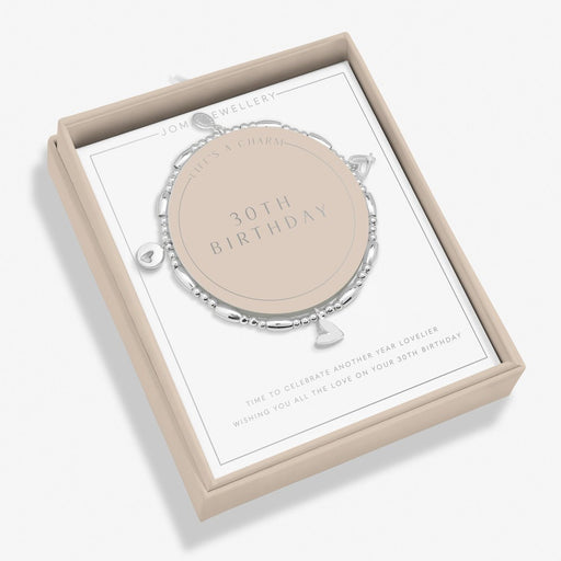 Joma Jewellery Life's A Charm '30th Birthday' Bracelet - Jewellery - Joma Jewellery - Bumbletree