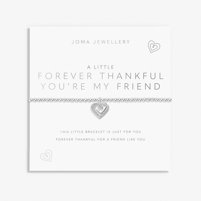 Joma Jewellery A Little 'Forever Thankful You Are My Friend' Bracelet - Jewellery - Joma Jewellery - Bumbletree