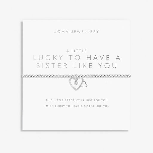 Joma Jewellery A Little 'Lucky To Have A Sister Like You' Bracelet - Jewellery - Joma Jewellery - Bumbletree