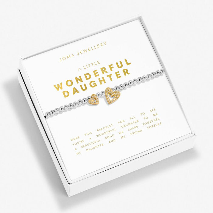 Joma Jewellery Boxed A Little 'Wonderful Daughter' Bracelet - Jewellery - Joma Jewellery - Bumbletree