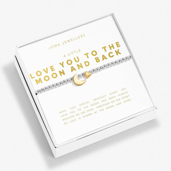 Joma Jewellery Boxed A Little 'Love You To The Moon' Bracelet - Jewellery - Joma Jewellery - Bumbletree