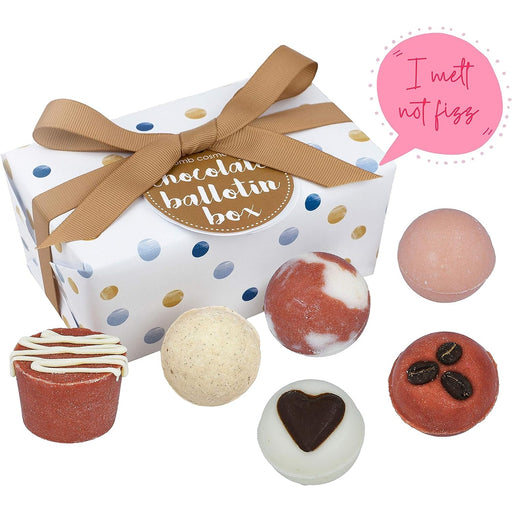 Chocolate Ballotin Gift Pack - Bath & Body - Bomb Cosmetics - Bumbletree
