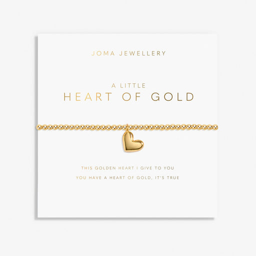 Joma Jewellery Gold A Little 'Heart Of Gold' Bracelet - Jewellery - Joma Jewellery - Bumbletree
