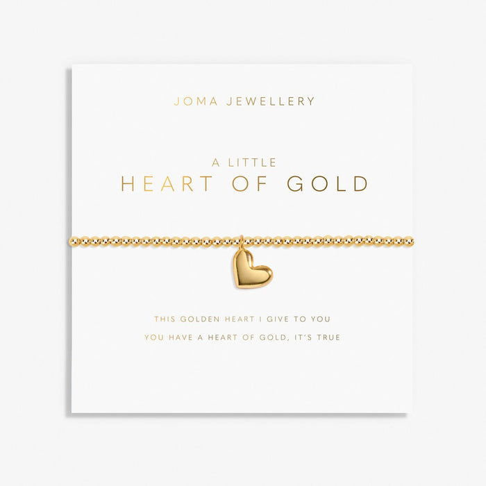Joma Jewellery Gold A Little 'Heart Of Gold' Bracelet - Jewellery - Joma Jewellery - Bumbletree