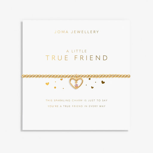 Joma Jewellery Gold A Little 'True Friend' Bracelet - Jewellery - Joma Jewellery - Bumbletree