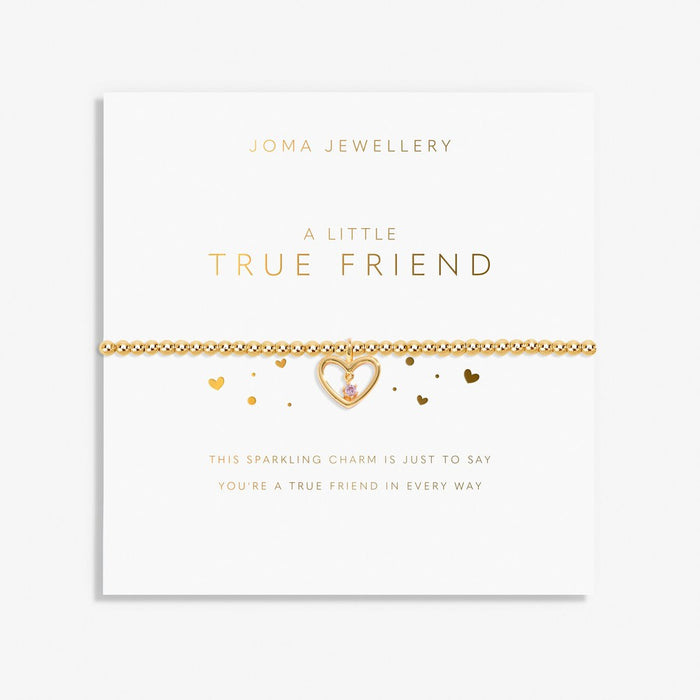 Joma Jewellery Gold A Little 'True Friend' Bracelet - Jewellery - Joma Jewellery - Bumbletree