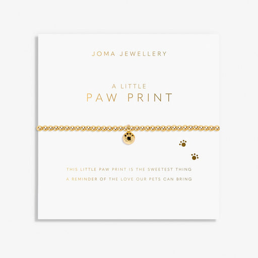 Joma Jewellery Gold A Little 'Paw Print' Bracelet - Jewellery - Joma Jewellery - Bumbletree