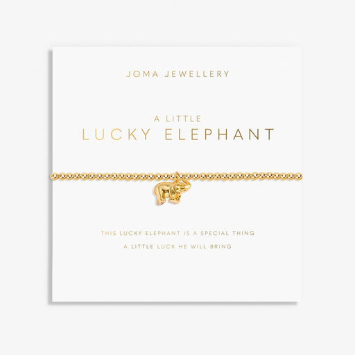 Joma Jewellery Gold A Little 'Lucky Elephant' Bracelet - Jewellery - Joma Jewellery - Bumbletree