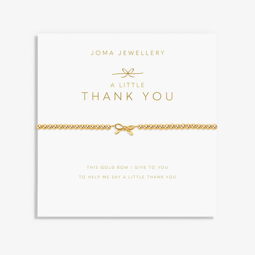 Joma Jewellery Gold A Little 'Thank You' Bracelet - Jewellery - Joma Jewellery - Bumbletree