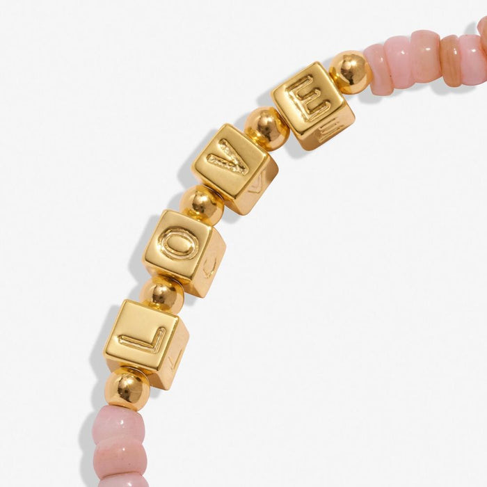 Joma Jewellery Happy Little Moments 'Love Love Love' Anklet - Jewellery - Joma Jewellery - Bumbletree