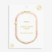Joma Jewellery Happy Little Moments 'Love Love Love' Anklet - Jewellery - Joma Jewellery - Bumbletree