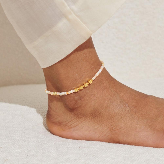Joma Jewellery Happy Little Moments 'Let Your Soul Glow' Anklet - Jewellery - Joma Jewellery - Bumbletree