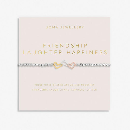 Joma Jewellery Forever Yours 'Friendship Laughter Happiness' Trio Bracelet - Jewellery - Joma Jewellery - Bumbletree