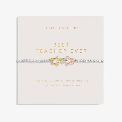 Joma Jewellery Forever Yours 'Best Teacher Ever' Bracelet - Jewellery - Joma Jewellery - Bumbletree