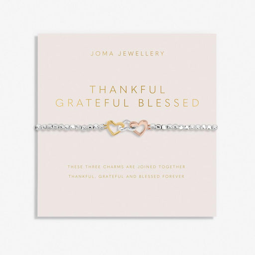 Joma Jewellery Forever Yours 'Thankful Grateful Blessed' Trio Bracelet - Jewellery - Joma Jewellery - Bumbletree