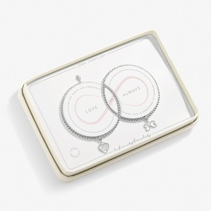 Joma Jewellery 'Love Always' Linked Infinity Bracelets - Jewellery - Joma Jewellery - Bumbletree