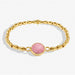 Joma Jewellery Serenity Stones Watermelon Quartz Gold Bracelet - Jewellery - Joma Jewellery - Bumbletree