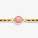 Joma Jewellery Serenity Stones Watermelon Quartz Gold Bracelet - Jewellery - Joma Jewellery - Bumbletree
