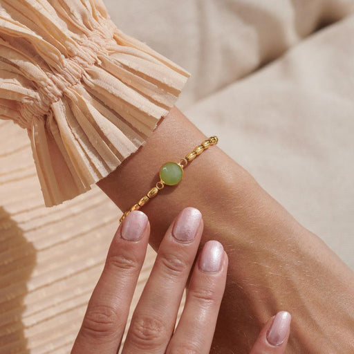 Joma Jewellery Serenity Stones Aventurine Gold Bracelet - Jewellery - Joma Jewellery - Bumbletree