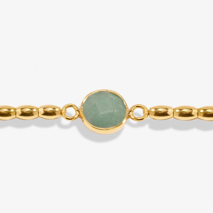 Joma Jewellery Serenity Stones Aventurine Gold Bracelet - Jewellery - Joma Jewellery - Bumbletree