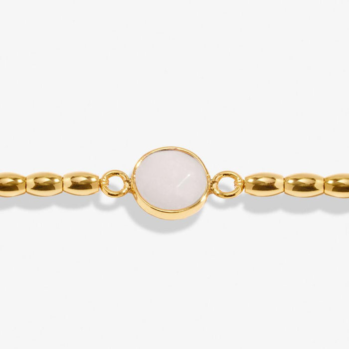 Joma Jewellery Serenity Stones White Jade Gold Bracelet - Jewellery - Joma Jewellery - Bumbletree