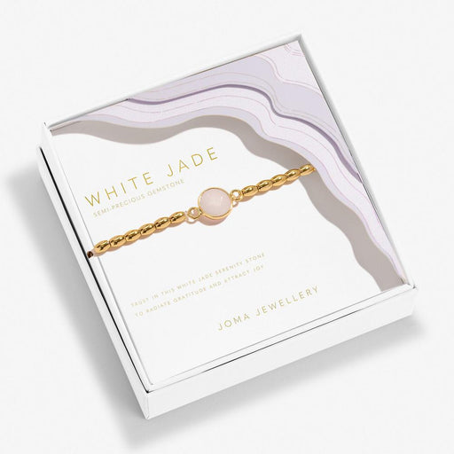 Joma Jewellery Serenity Stones White Jade Gold Bracelet - Jewellery - Joma Jewellery - Bumbletree