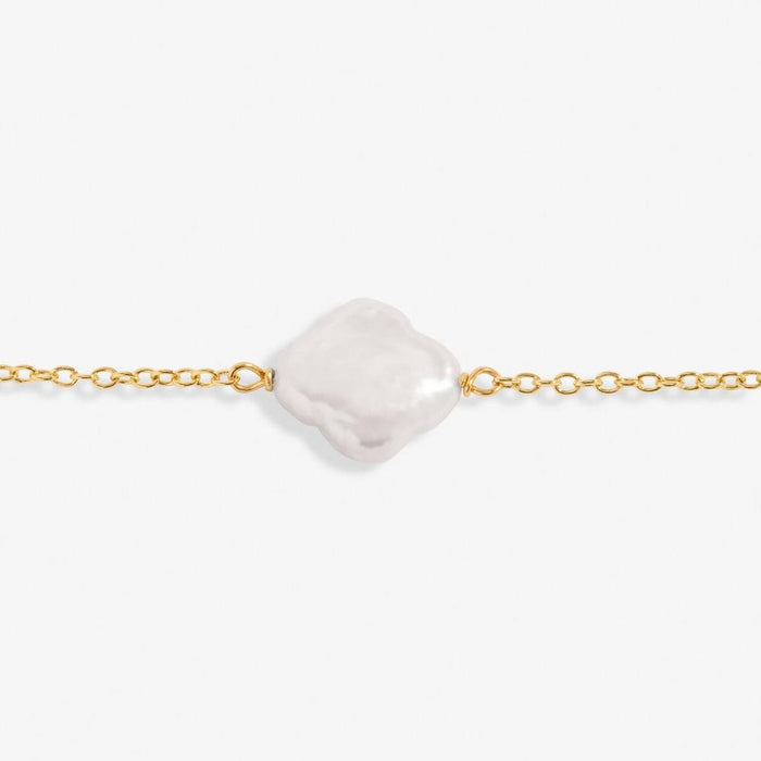 Joma Jewellery Pearl Clover Gold Anklet - Jewellery - Joma Jewellery - Bumbletree