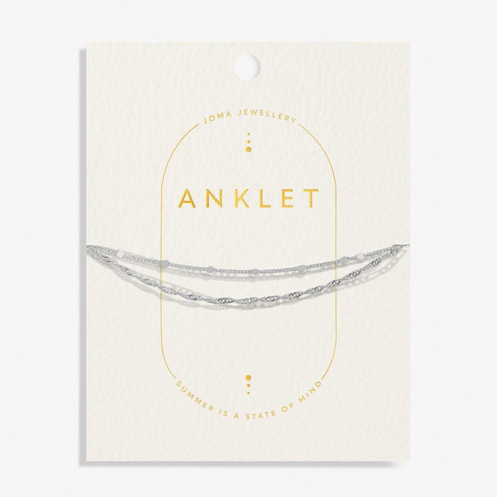 Joma Jewellery Layered Twist Anklet - Jewellery - Joma Jewellery - Bumbletree