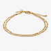 Joma Jewellery Double Figaro Gold Anklet - Jewellery - Joma Jewellery - Bumbletree
