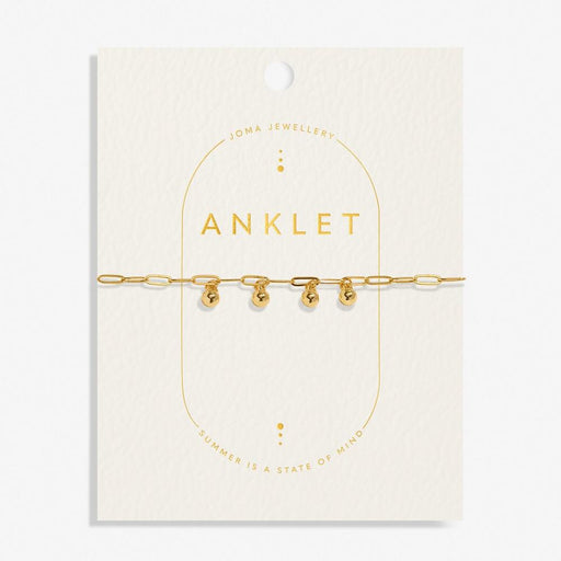 Joma Jewellery Charms Gold Anklet - Jewellery - Joma Jewellery - Bumbletree