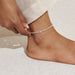 Joma Jewellery Linked Circles Anklet - Jewellery - Joma Jewellery - Bumbletree