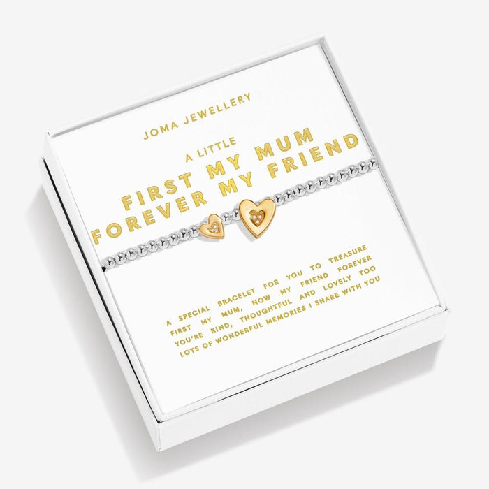 Joma Jewellery Boxed A Little 'First My Mum Forever My Friend' Bracelet - Jewellery - Joma Jewellery - Bumbletree