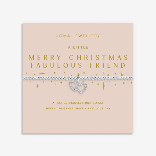 Joma Jewellery Christmas A Little 'Merry Christmas Fabulous Friend' Bracelet - Jewellery - Joma Jewellery - Bumbletree