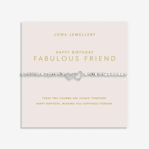 Joma Jewellery Forever Yours 'Happy Birthday Fabulous Friend' Bracelet - Jewellery - Joma Jewellery - Bumbletree