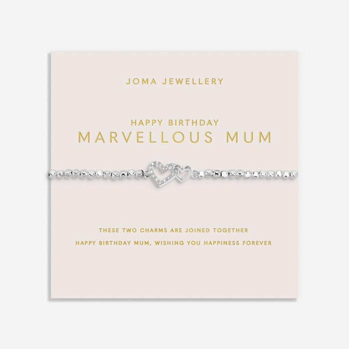 Joma Jewellery Forever Yours 'Happy Birthday Marvellous Mum' Bracelet - Jewellery - Joma Jewellery - Bumbletree