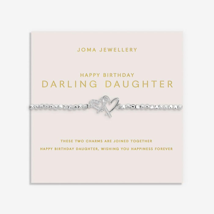 Joma Jewellery Forever Yours 'Happy Birthday Darling Daughter' Bracelet - Jewellery - Joma Jewellery - Bumbletree