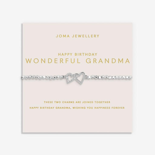 Joma Jewellery Forever Yours 'Happy Birthday Wonderful Grandma' Bracelet - Jewellery - Joma Jewellery - Bumbletree