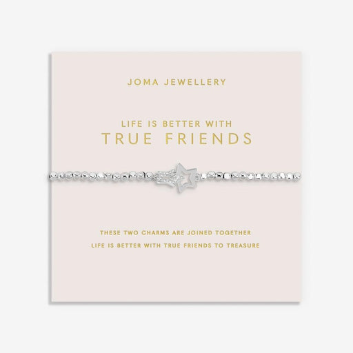 Joma Jewellery Forever Yours 'Life Is Better With True Friends' Bracelet - Jewellery - Joma Jewellery - Bumbletree