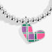 Joma Jewellery A Wee Pink 'Tartan Heart' Bracelet - Jewellery - Joma Jewellery - Bumbletree