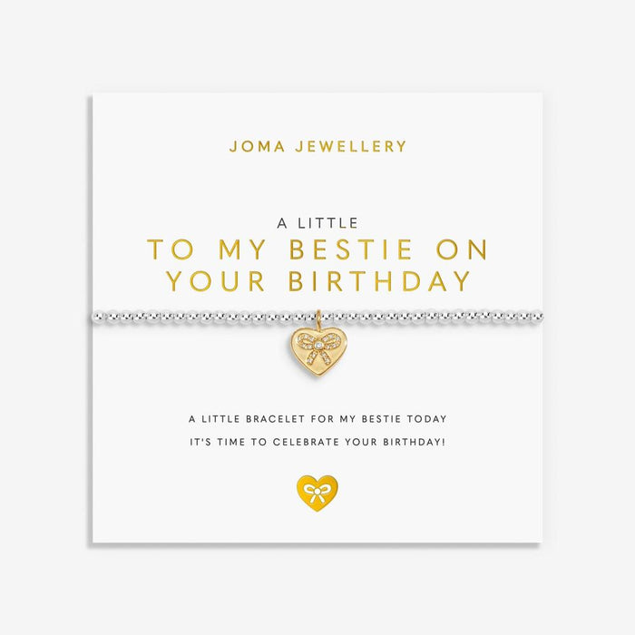 Joma Jewellery A Little 'To My Bestie On Your Birthday' Bracelet - Jewellery - Joma Jewellery - Bumbletree