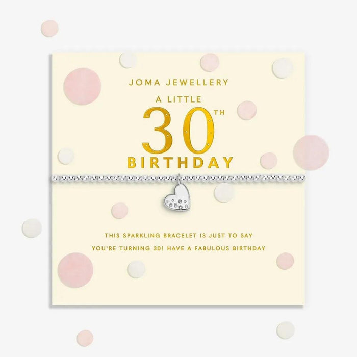 Joma Jewellery Confetti A Little '30th Birthday' Bracelet - Jewellery - Joma Jewellery - Bumbletree