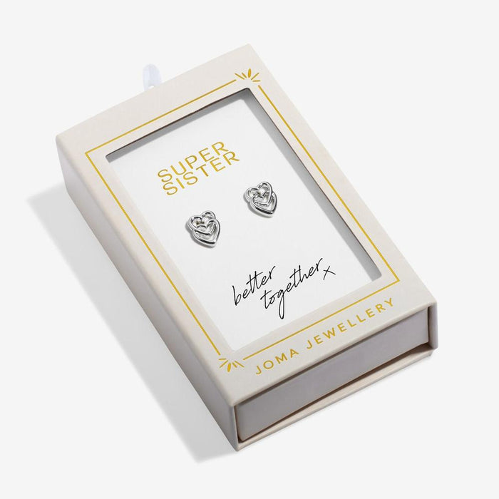 Joma Jewellery Moments To Shine 'Super Sister' Stud Earrings - Jewellery - Joma Jewellery - Bumbletree