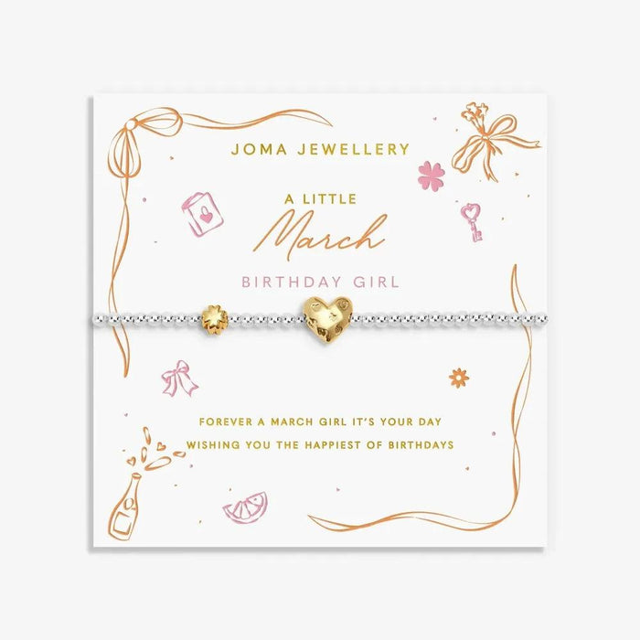 Joma Jewellery Birth Month A Little 'March' Bracelet - Jewellery - Joma Jewellery - Bumbletree