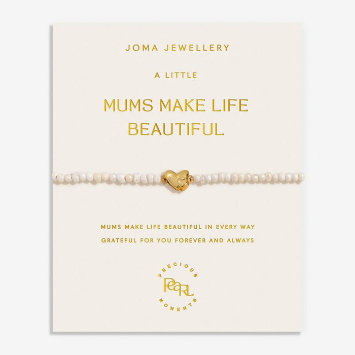 Joma Jewellery Precious Moments 'Mums Make Life Beautiful' Bracelet - Jewellery - Joma Jewellery - Bumbletree