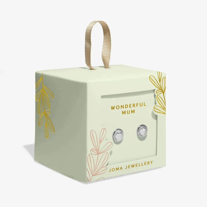 Joma Jewellery Earring Box 'Wonderful Mum' Stud Earrings - Jewellery - Joma Jewellery - Bumbletree