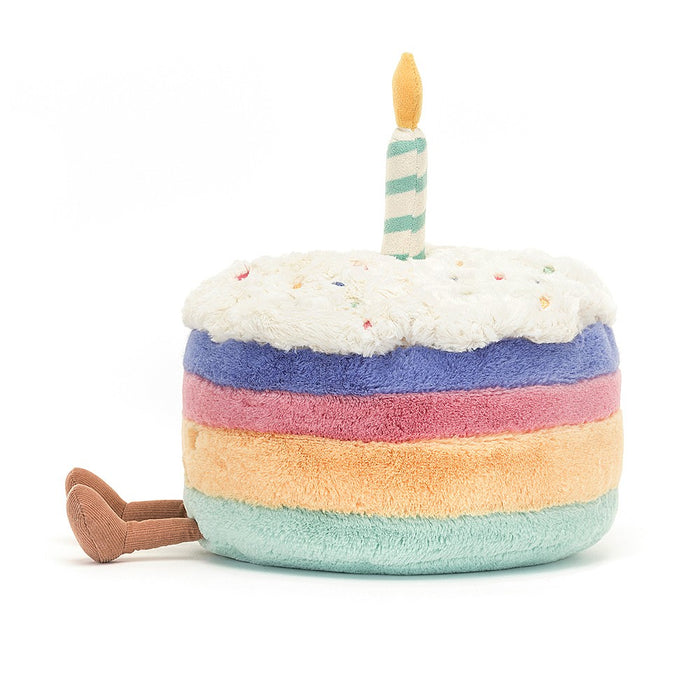 Jellycat Amuseable Rainbow Birthday Cake - Plush - Jellycat - Bumbletree