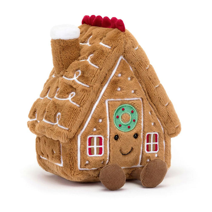 Jellycat Amuseable Gingerbread House - Plush - Jellycat - Bumbletree