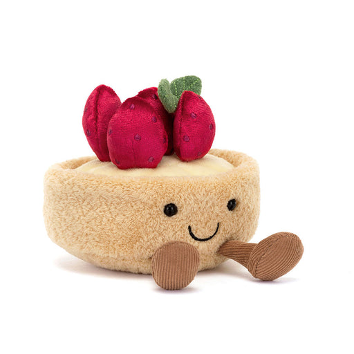 Jellycat Amuseables Fleurette Tarte Aux Fraises - Plush - Jellycat - Bumbletree