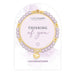 Life Charms 'Thinking Of You' Purple Crystal Affirmation Bracelet - Jewellery - Life Charms - Bumbletree