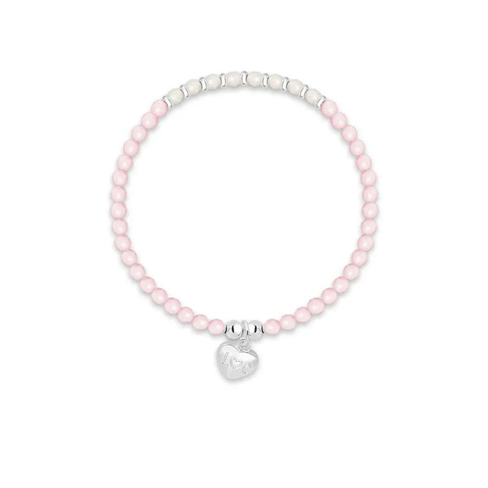 Life Charms 'Happy Birthday Bestie' Pink Crystal Affirmation Bracelet - Jewellery - Life Charms - Bumbletree